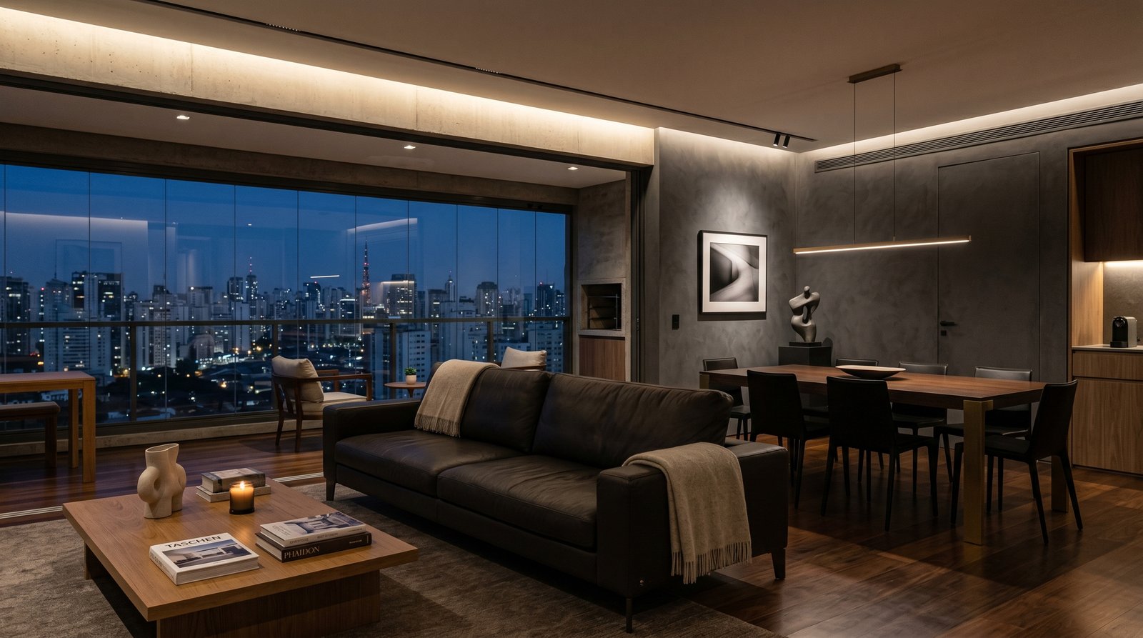 Living premium em São Paulo executado pela LBTM